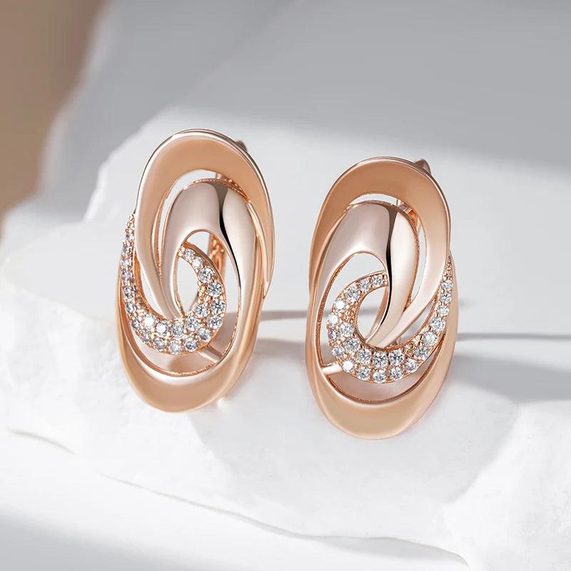 White Fancy 025 583 Rose Gold Casual Jewel Set