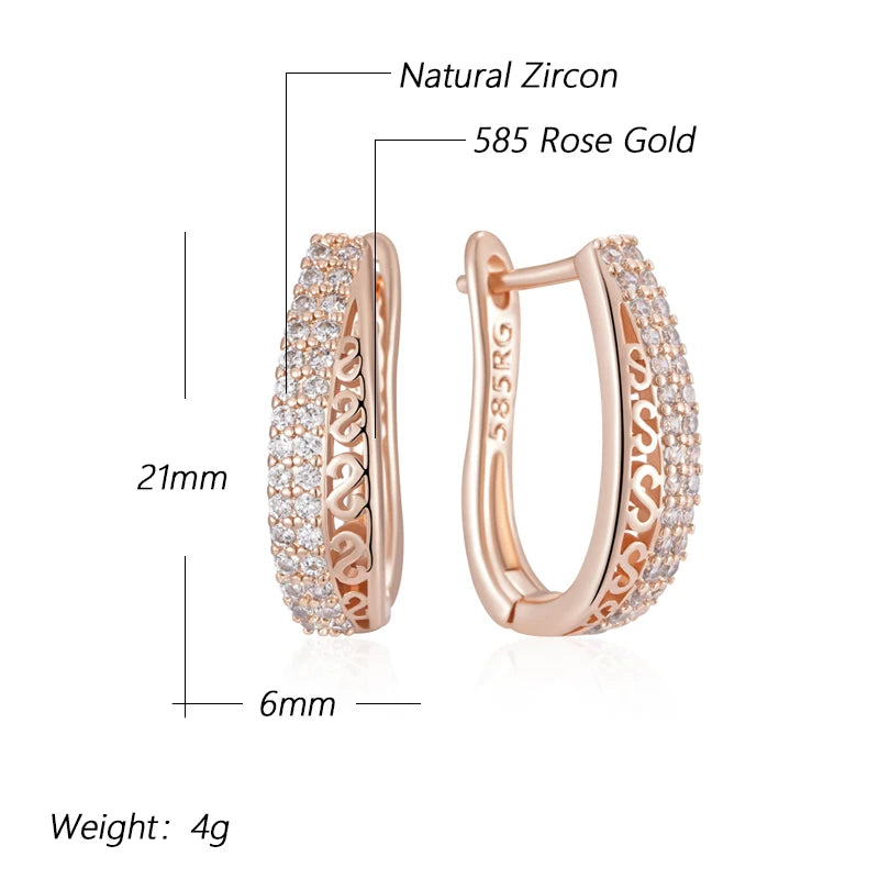 High Quality Daily Fancy Gold Colour Earrings 023