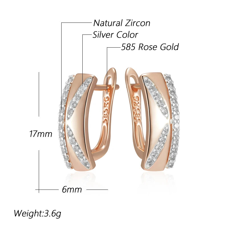High Quality Daily Fancy Gold Colour Earrings 018