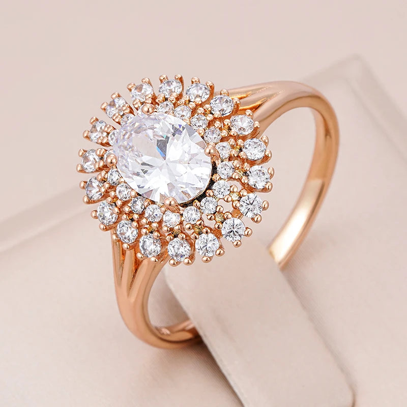 Best Luxury Shiny Gift Natural Ring For Women 027