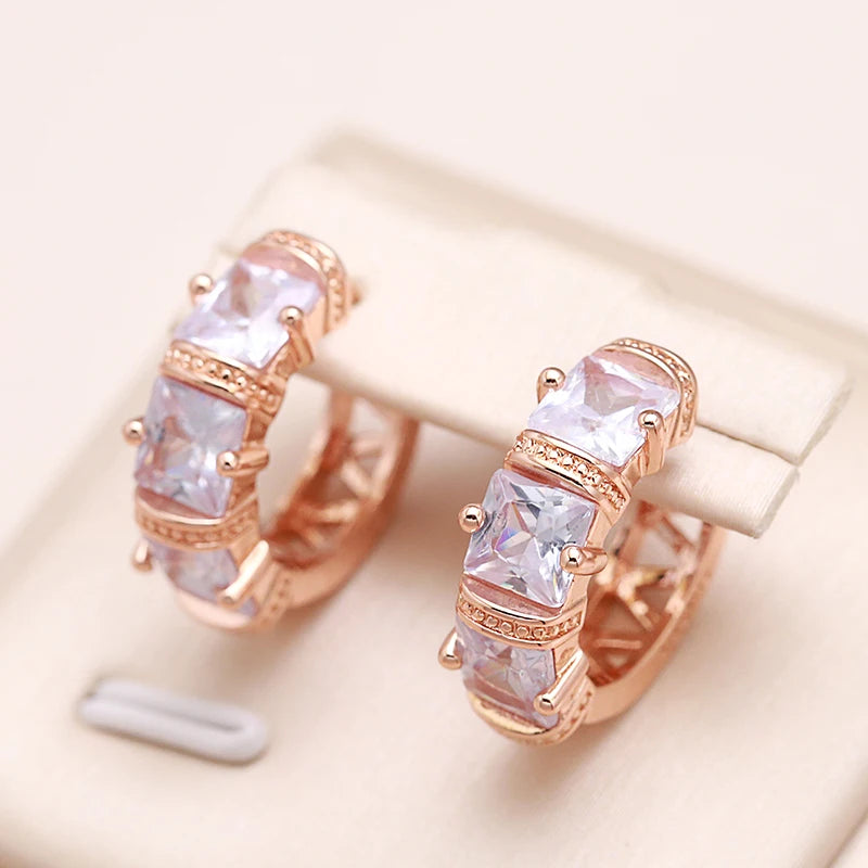 High Quality Daily Fancy Gold Colour Earrings 057