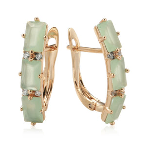 High Quality Daily Fancy Gold Colour Earrings 094