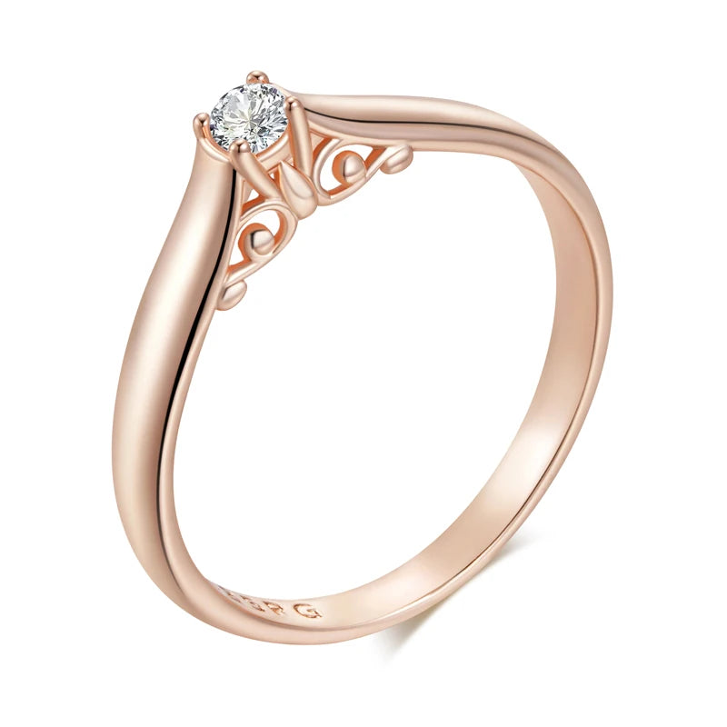 Trend Big Vintage Natural Glossy Metal Ethnic Bride Ring 057