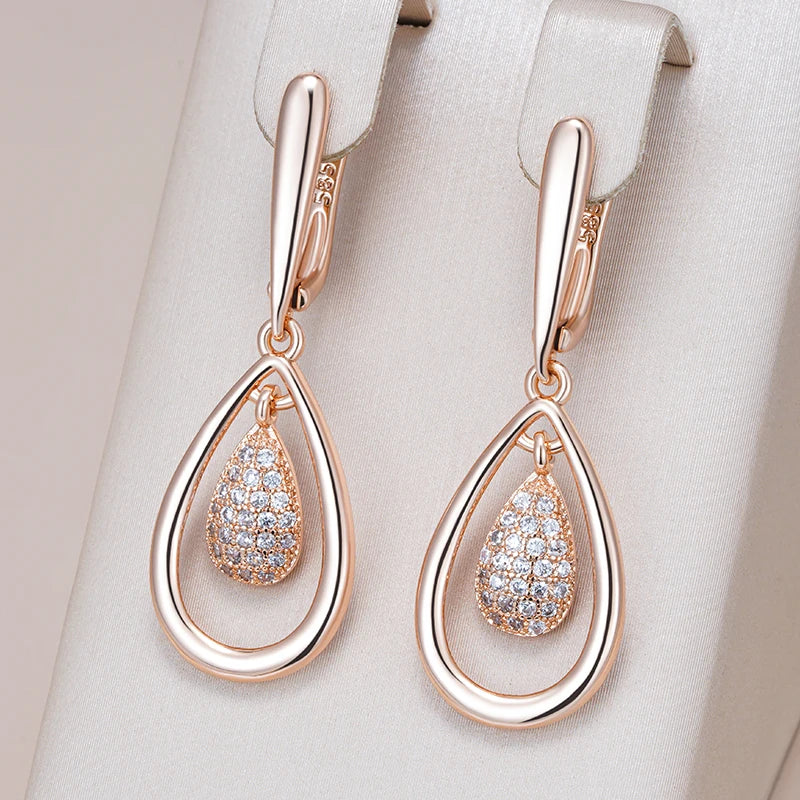 High Quality Daily Fancy Gold Colour Earrings 039