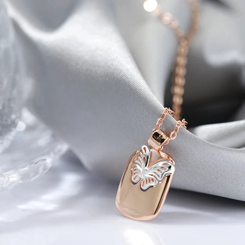 Fashion Pendant Hollow Butterfly Necklace