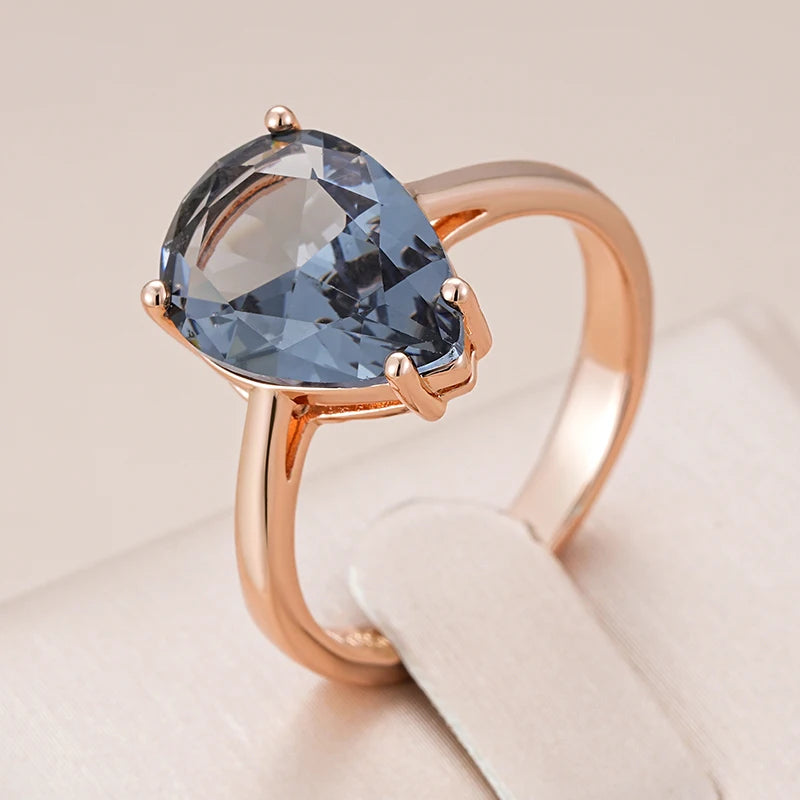 Best Luxury Shiny Gift Natural Ring For Women 074