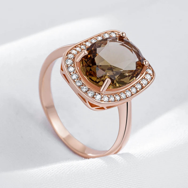 Best Luxury Shiny Gift Natural Ring For Women 046