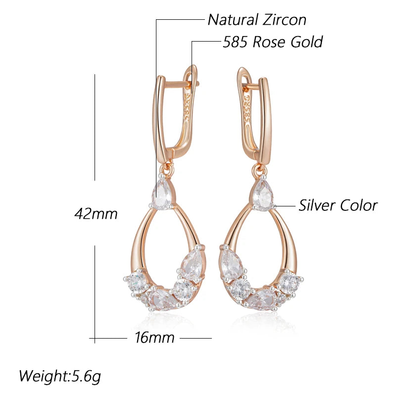 High Quality Daily Fancy Gold Colour Earrings 072