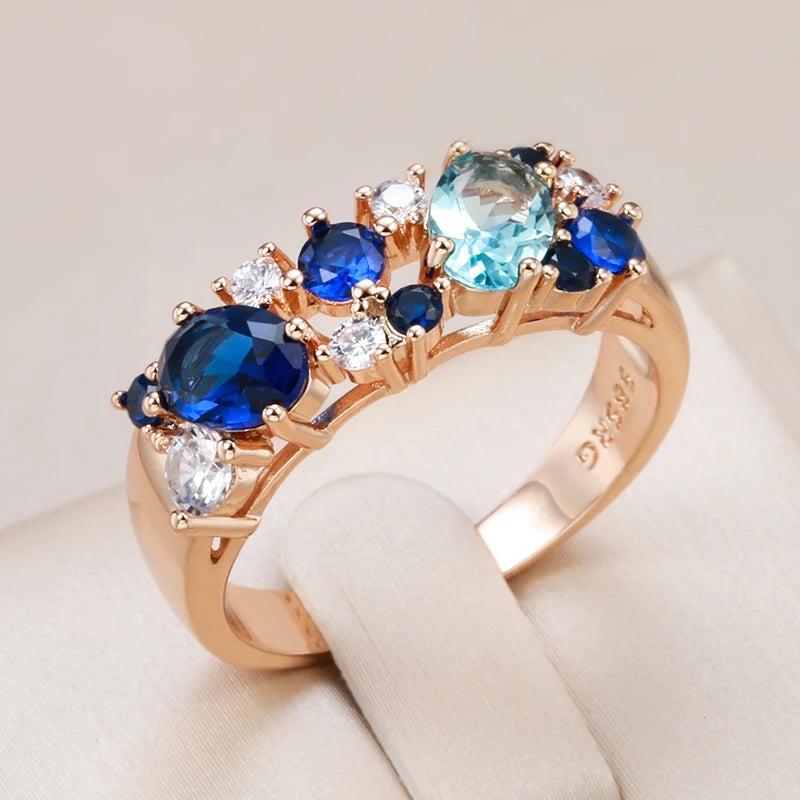 Best Luxury Shiny Gift Natural Ring For Women 068