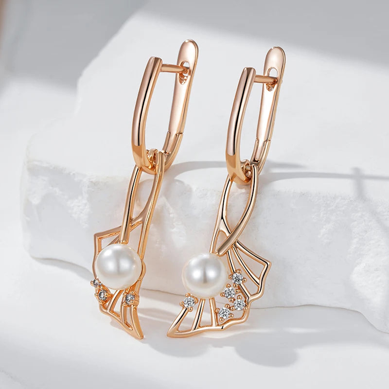 Unique Pearl Drop Earrings