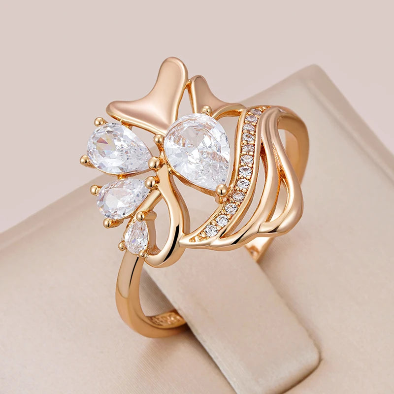 Best Luxury Shiny Gift Natural Ring For Women 067