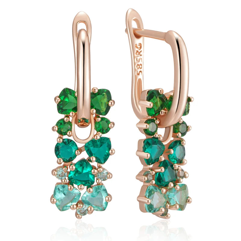 High Quality Daily Fancy Gold Colour Earrings 069