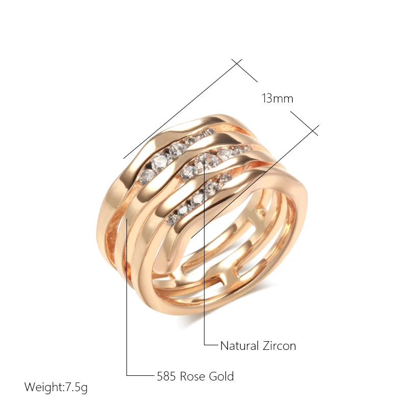 Best Luxury Shiny Gift Natural Ring For Women 056