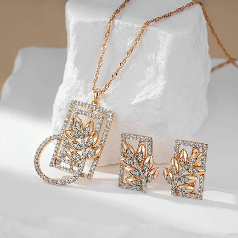 New Fashion Square Wide Pendant Necklace