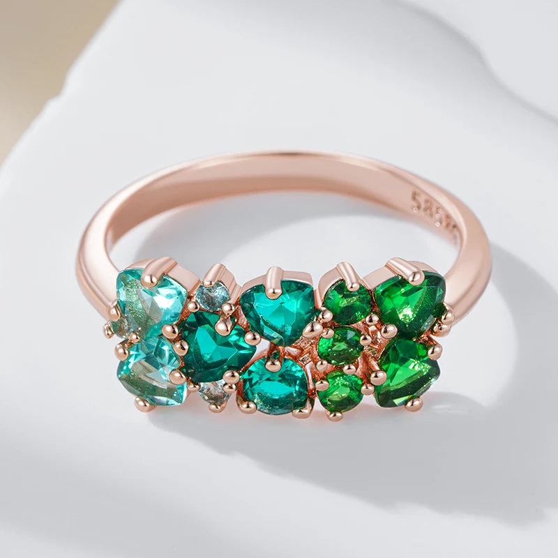 Best Luxury Shiny Gift Natural Ring For Women 044