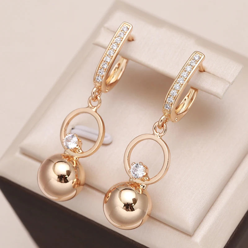 High Quality Daily Fancy Gold Colour Earrings 012