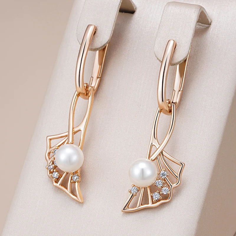 Unique Pearl Drop Earrings
