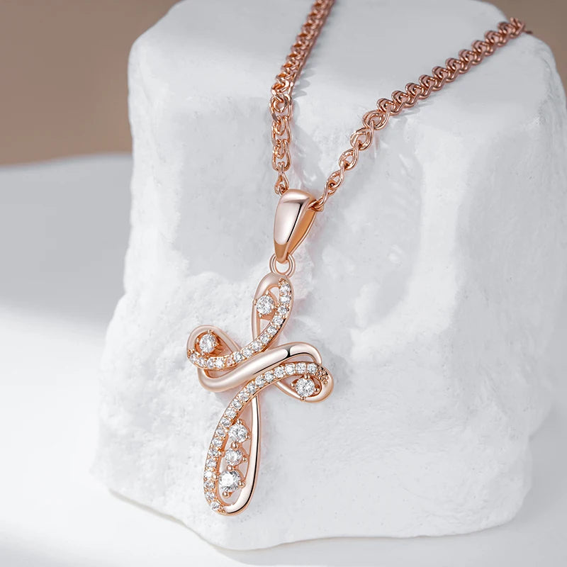 Shiny Exquisite Cross Pendant Necklaces