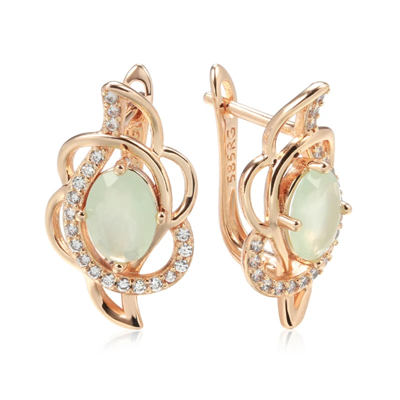 High Quality Daily Fancy Gold Colour Earrings 035