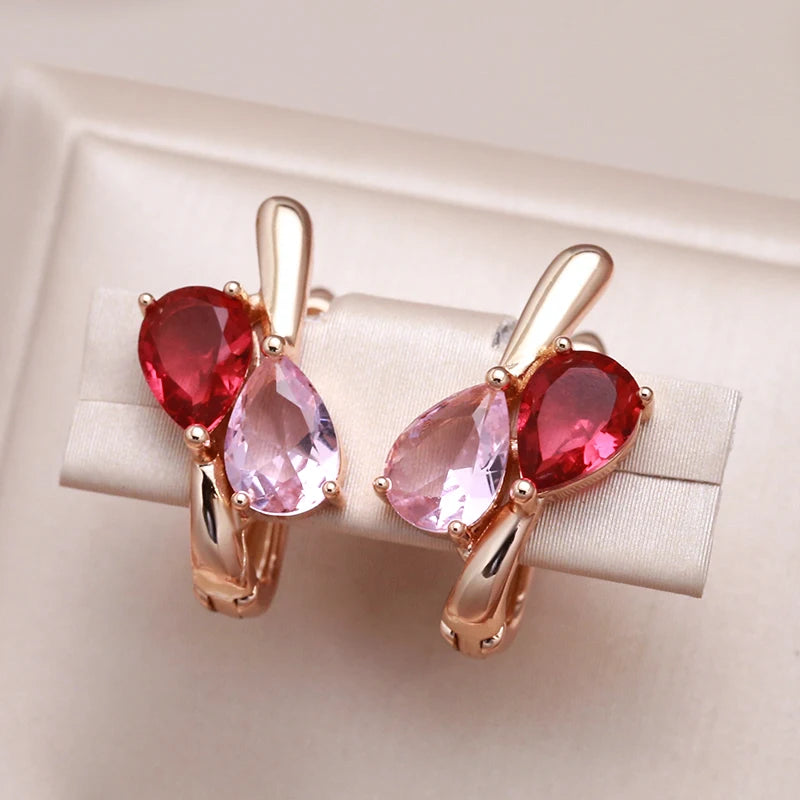 High Quality Daily Fancy Gold Colour Earrings 022