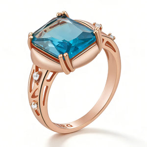 Shiny 585 Rose Gold Color Women Fashion High Quality Ring 001 - Legacy Magics