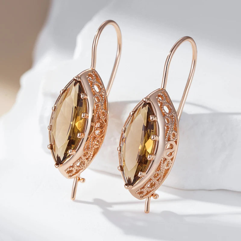 High Quality Daily Fancy Gold Colour Earrings 019