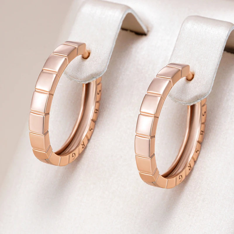 High Quality Daily Fancy Gold Colour Earrings 037