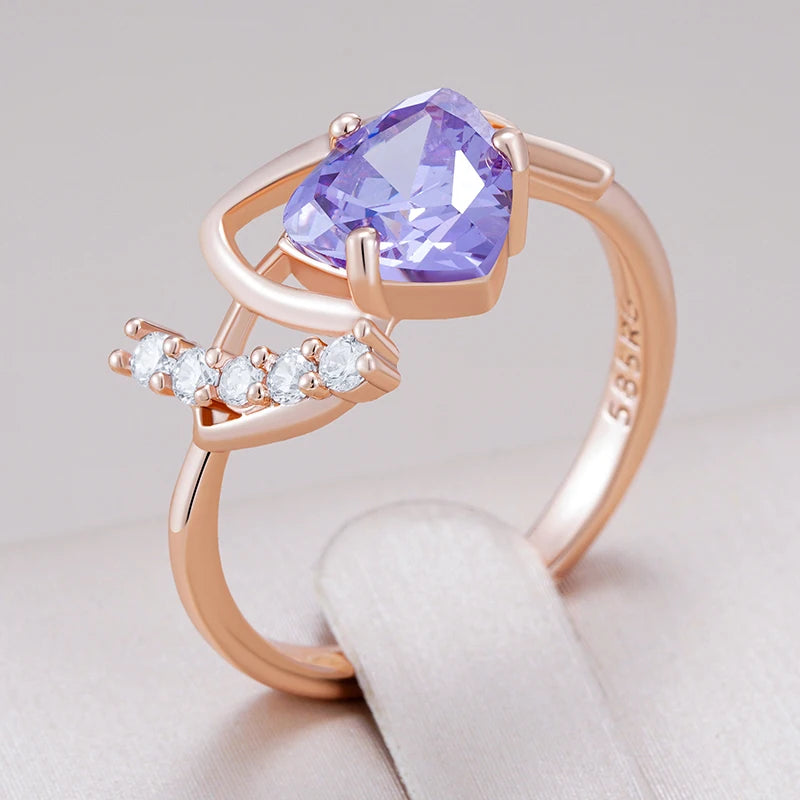 Best Luxury Shiny Gift Natural Ring For Women 016