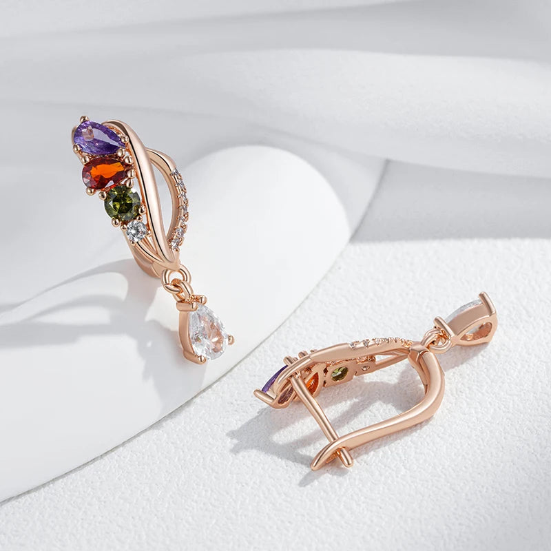 High Quality Daily Fancy Gold Colour Earrings 009