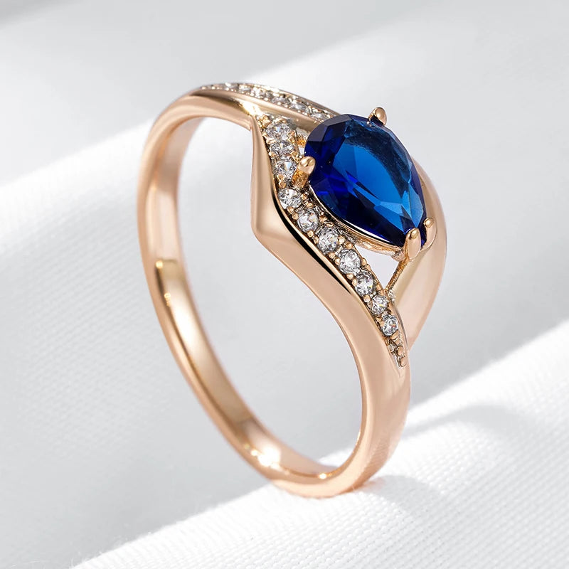 Best Luxury Shiny Gift Natural Ring For Women 063