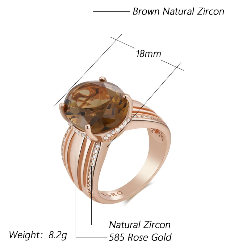 Natural zircon ring, earrings, and necklace set for women by Legacy Magics, featuring sparkling zircon stones and elegant jewelry design.