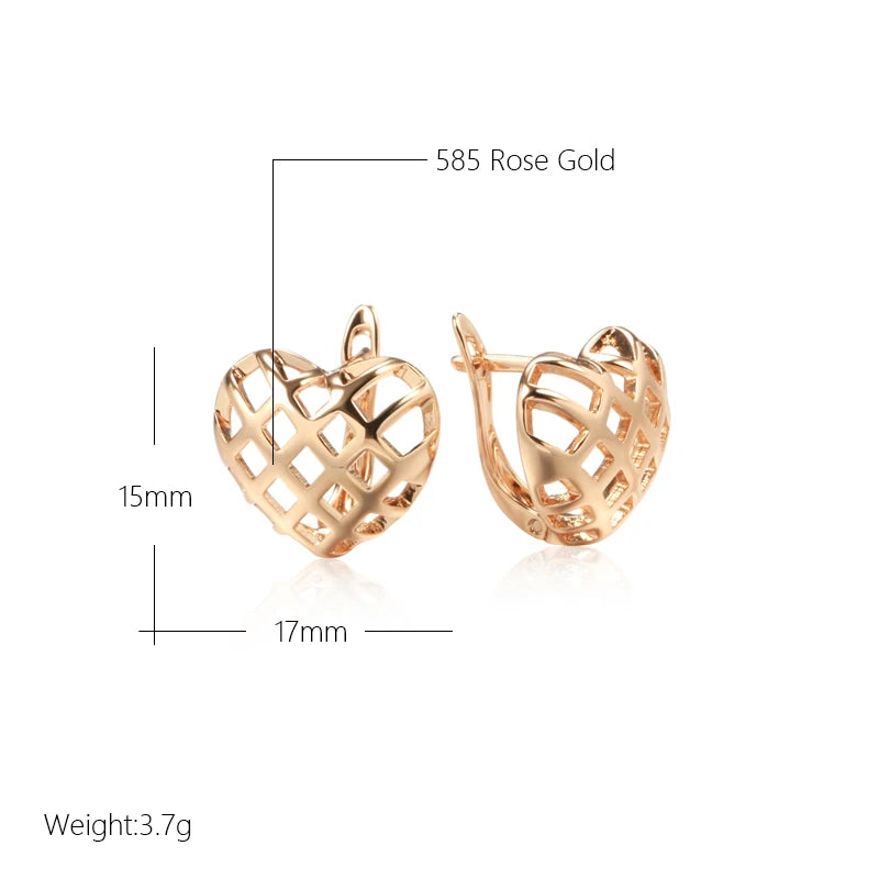 High Quality Daily Fancy Gold Colour Earrings 060