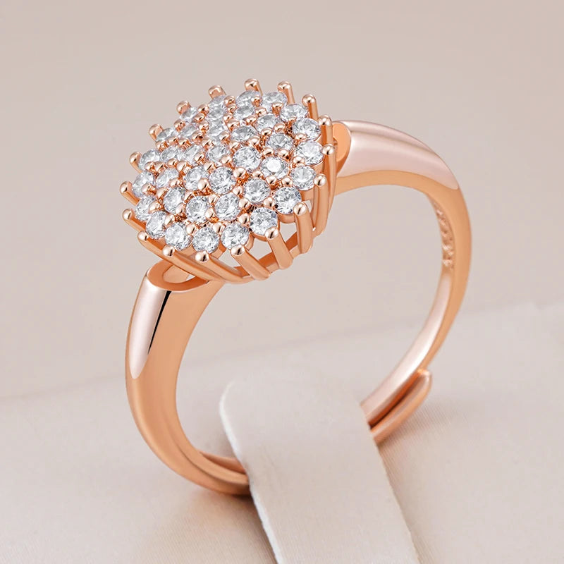 Best Luxury Shiny Gift Natural Ring For Women 048