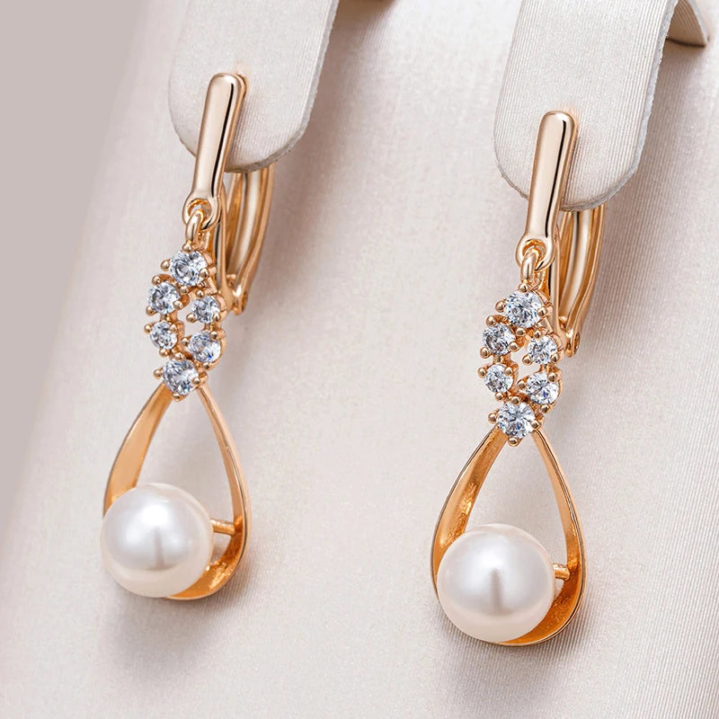 High Quality Daily Fancy Gold Colour Earrings 086