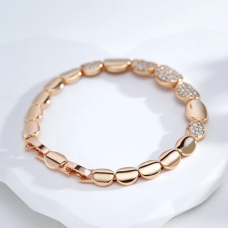 Fashion Oval Link Luxury Natural Fine Bracelets