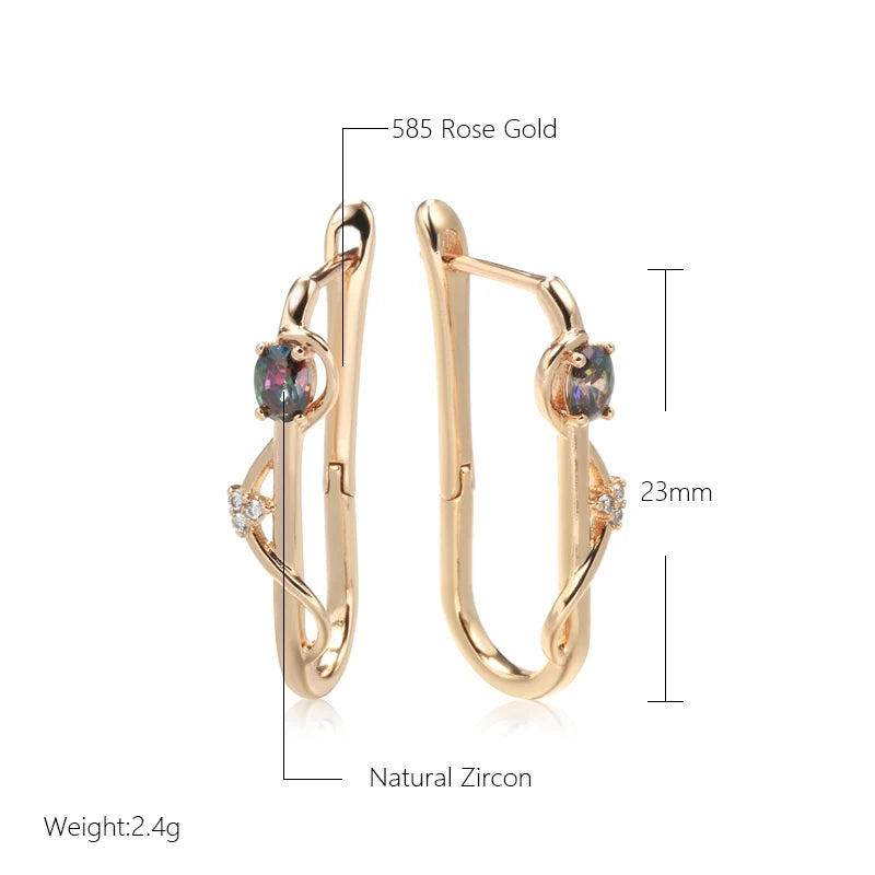 High Quality Daily Fancy Gold Colour Earrings 024