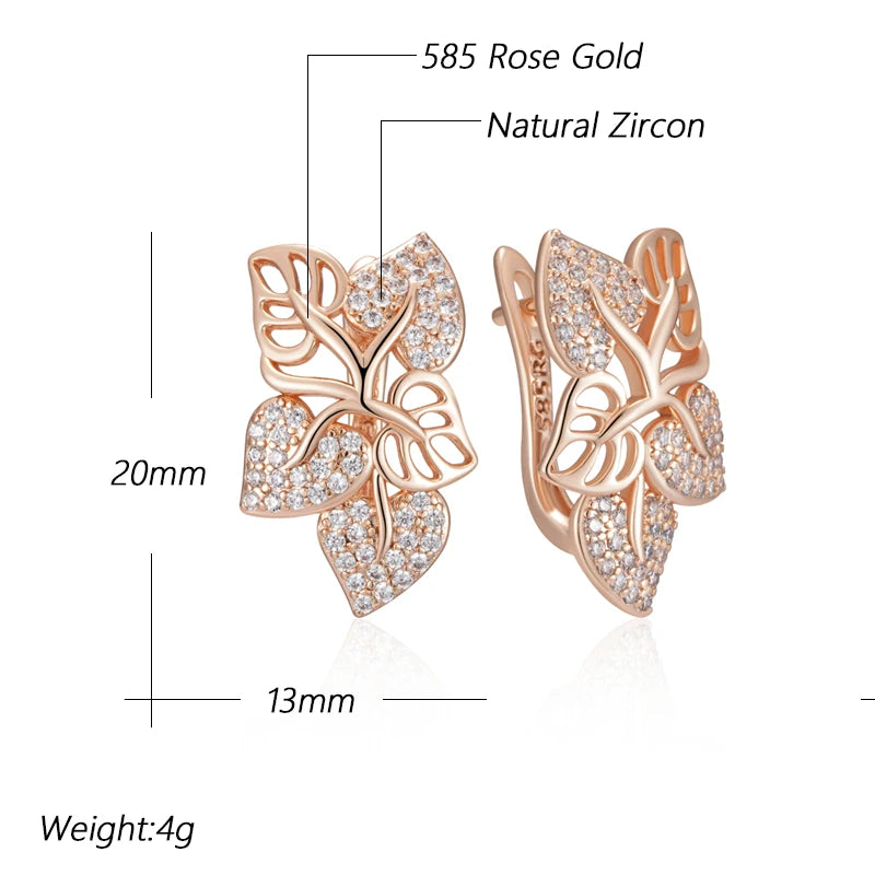 High Quality Daily Fancy Gold Colour Earrings 053