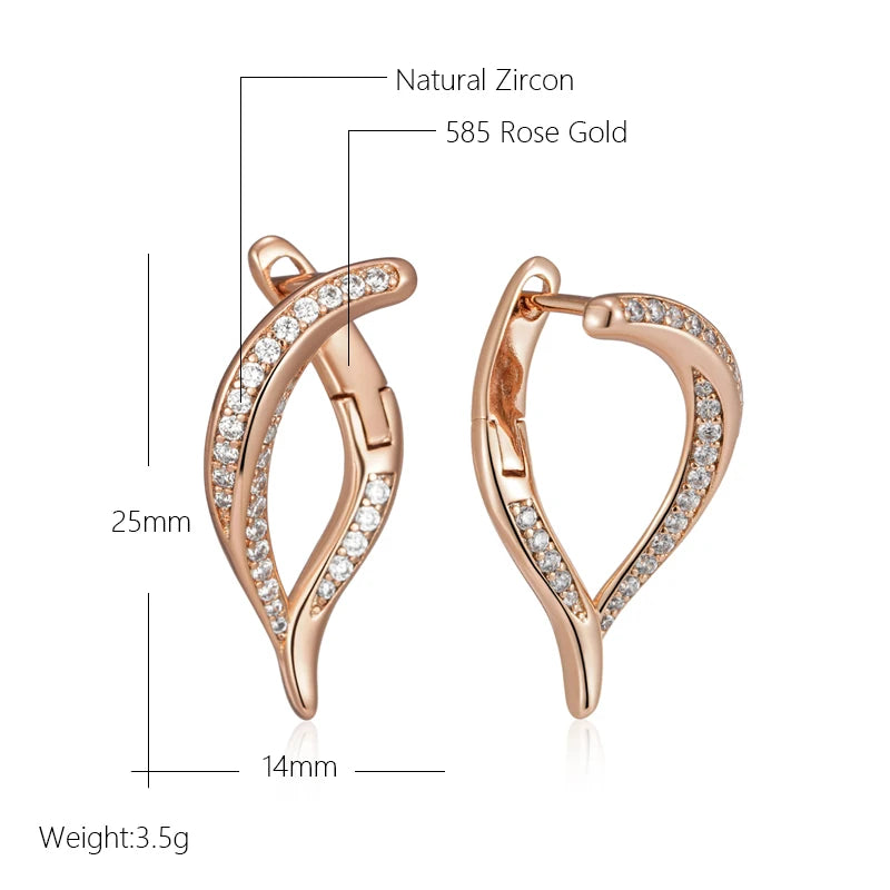High Quality Daily Fancy Gold Colour Earrings 001