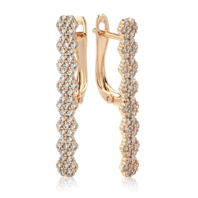 High Quality Daily Fancy Gold Colour Earrings 083
