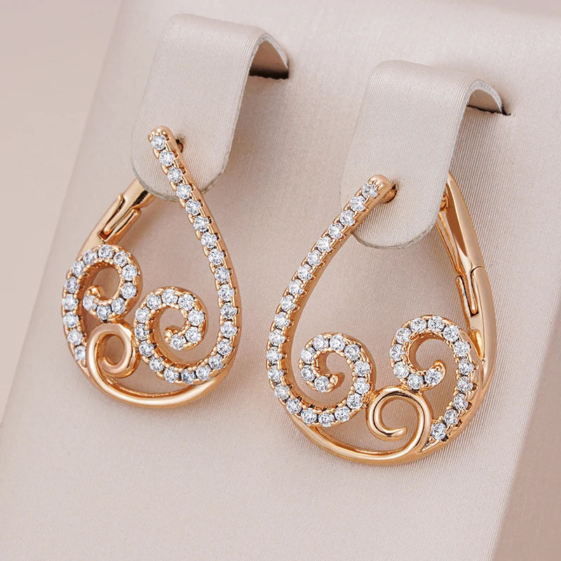 High Quality Daily Fancy Gold Colour Earrings 006