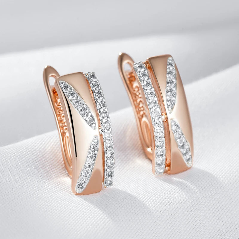 High Quality Daily Fancy Gold Colour Earrings 018