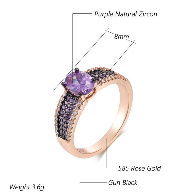 Best Luxury Shiny Gift Natural Ring For Women 053