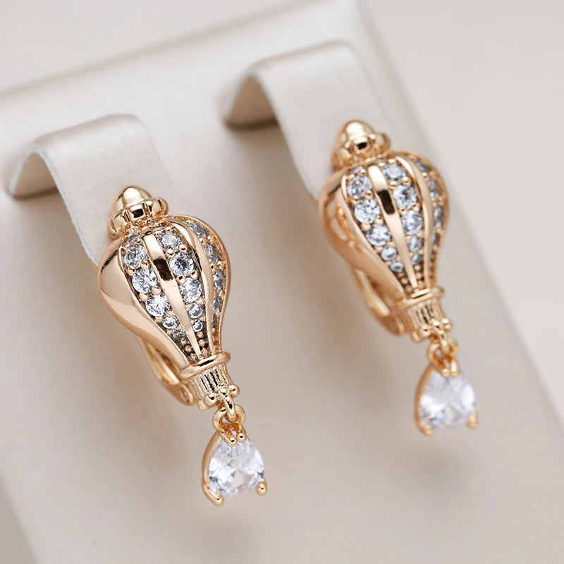 High Quality Daily Fancy Gold Colour Earrings 015