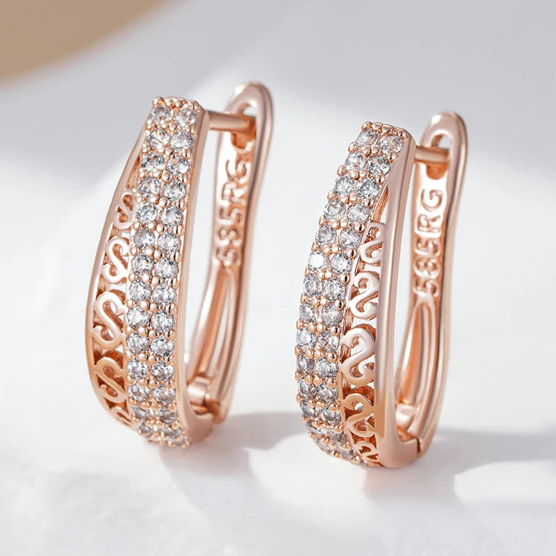 High Quality Daily Fancy Gold Colour Earrings 023