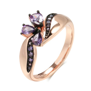 Best Luxury Shiny Gift Natural Ring For Women 041