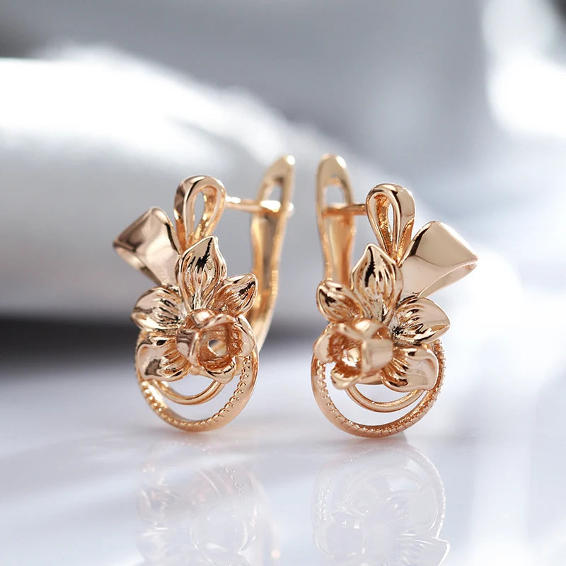 High Quality Daily Fancy Gold Colour Earrings 054