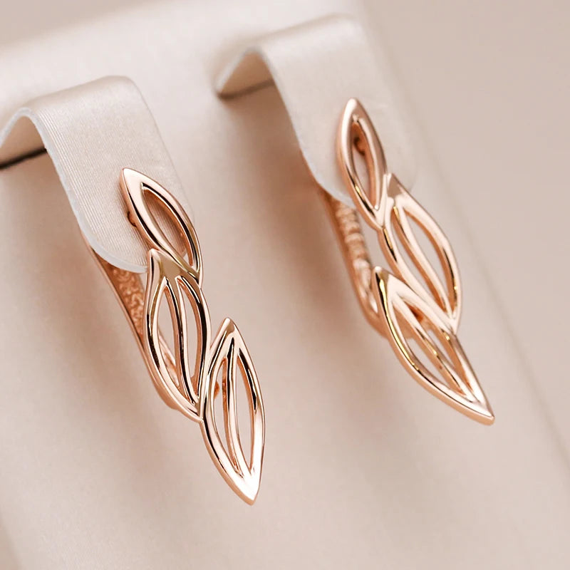 High Quality Daily Fancy Gold Colour Earrings 098