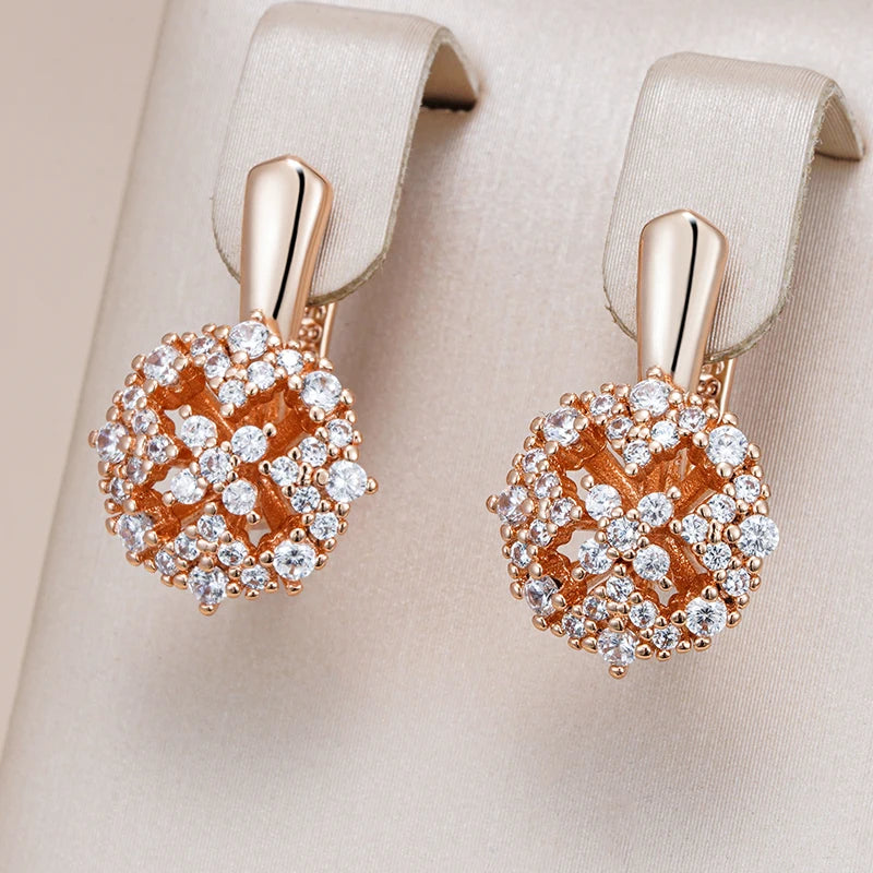 High Quality Daily Fancy Gold Colour Earrings 078
