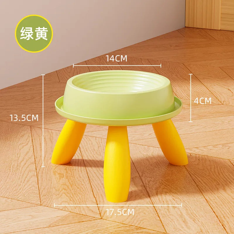 1 Pcs Elevated Cat Bowl, Anti-Vomiting Pet Feeder Raised Kitten Dish Daily Use for Puppy, Multi-Pet Feeding, Home Outdoor Travel