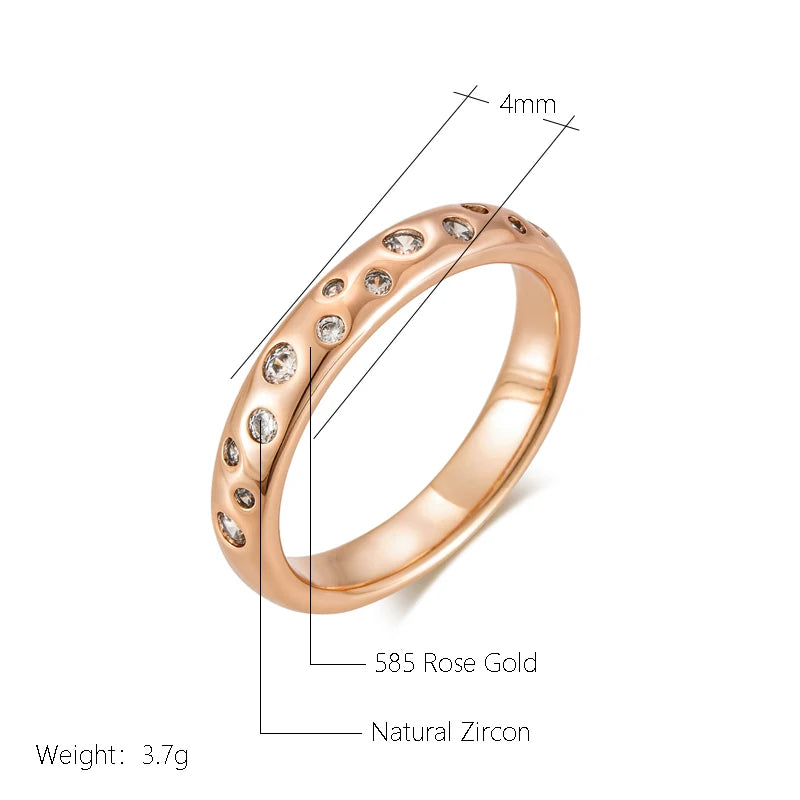 Best Luxury Shiny Gift Natural Ring For Women 089